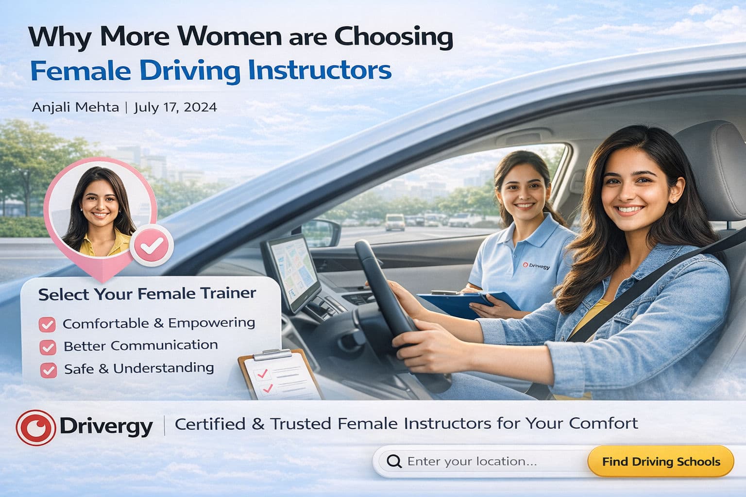Why More Women are Choosing Female Driving Instructors