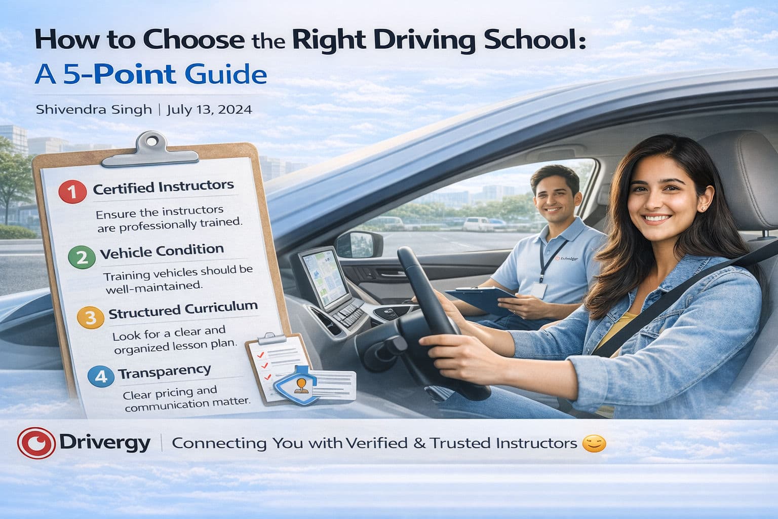 How to Choose the Right Driving School: A 5-Point Guide